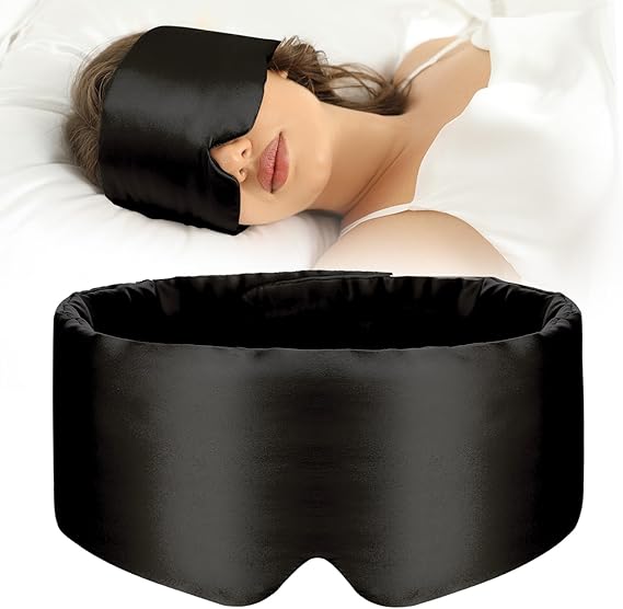 Solução curada: Máscara de dormir 100% seda amoreira